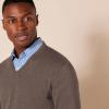 imageAmazon Essentials Mens VNeck Pullover Sweater Available in Big ampamp TallBrown Heather