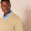 imageAmazon Essentials Mens VNeck Pullover Sweater Available in Big ampamp TallCamel Heather