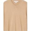 imageAmazon Essentials Mens VNeck Pullover Sweater Available in Big ampamp TallCamel Heather