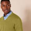imageAmazon Essentials Mens VNeck Pullover Sweater Available in Big ampamp TallGolden Olive