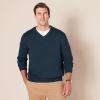 imageAmazon Essentials Mens VNeck Pullover Sweater Available in Big ampamp TallNavy