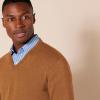 imageAmazon Essentials Mens VNeck Pullover Sweater Available in Big ampamp TallToffee Brown