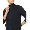 imageAmazon Essentials Mens Zip Up Sweatshirt Lightweight French Terry Mock NeckBlack