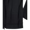 imageAmazon Essentials Mens Zip Up Sweatshirt Lightweight French Terry Mock NeckBlack