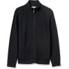 imageAmazon Essentials Mens Zip Up Sweatshirt Lightweight French Terry Mock NeckBlack