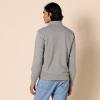imageAmazon Essentials Mens Zip Up Sweatshirt Lightweight French Terry Mock NeckCharcoal Heather