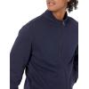 imageAmazon Essentials Mens Zip Up Sweatshirt Lightweight French Terry Mock NeckDark Navy