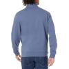 imageAmazon Essentials Mens Zip Up Sweatshirt Lightweight French Terry Mock NeckIndigo
