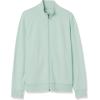 imageAmazon Essentials Mens Zip Up Sweatshirt Lightweight French Terry Mock NeckMint Green