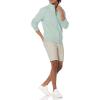 imageAmazon Essentials Mens Zip Up Sweatshirt Lightweight French Terry Mock NeckMint Green