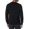 imageAmazon Essentials Oversized Crewneck Sweater for Men Textured CottonBlack