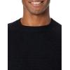 imageAmazon Essentials Oversized Crewneck Sweater for Men Textured CottonBlack