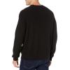 imageAmazon Essentials Oversized Crewneck Sweater for Men Textured CottonBlack