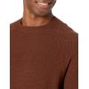 imageAmazon Essentials Oversized Crewneck Sweater for Men Textured CottonDeep Brown