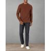 imageAmazon Essentials Oversized Crewneck Sweater for Men Textured CottonDeep Brown