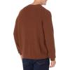 imageAmazon Essentials Oversized Crewneck Sweater for Men Textured CottonDeep Brown