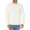 imageAmazon Essentials Oversized Crewneck Sweater for Men Textured CottonEggshell White