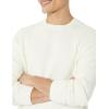 imageAmazon Essentials Oversized Crewneck Sweater for Men Textured CottonEggshell White