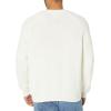 imageAmazon Essentials Oversized Crewneck Sweater for Men Textured CottonEggshell White