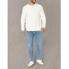 imageAmazon Essentials Oversized Crewneck Sweater for Men Textured CottonEggshell White