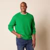 imageAmazon Essentials Oversized Crewneck Sweater for Men Textured CottonGreen