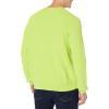 imageAmazon Essentials Oversized Crewneck Sweater for Men Textured CottonLime Green