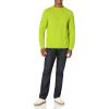 imageAmazon Essentials Oversized Crewneck Sweater for Men Textured CottonLime Green