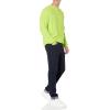 imageAmazon Essentials Oversized Crewneck Sweater for Men Textured CottonLime Green