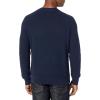 imageAmazon Essentials Oversized Crewneck Sweater for Men Textured CottonNavy