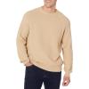 imageAmazon Essentials Oversized Crewneck Sweater for Men Textured CottonTan