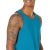 imageAmazon Essentials SlimFit Mens Tank  Casual WearTeal Blue