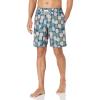 Navy Peach Pineapple Print