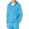 imageAmazon Essentials Mens LongSleeve French Terry FullZip Hoodie Available in Big ampamp TallTurquoise Blue