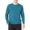 imageAmazon Essentials Mens LongSleeve QuickDry UPF 50 Swim TeeTeal Blue