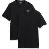 imageAmazon Essentials Mens ShortSleeve VNeck TShirts Pack of 2Black
