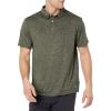 imageAmazon Essentials Mens SlimFit Quick Dry Tech Stretch Lightweight Golf Polo ShirtOlive Heather
