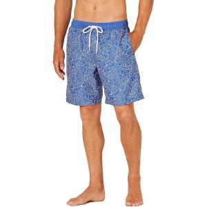 imageAmazon Essentials Mens 9quot Swim Trunks with Mesh Lining Pockets Drawstring ClosureSilhouette Floral