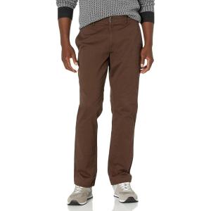 imageAmazon Essentials Mens AthleticFit Washed Comfort Stretch Chino Pant Previously GoodthreadsBrown