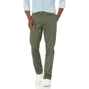 imageAmazon Essentials Mens AthleticFit Washed Comfort Stretch Chino Pant Previously GoodthreadsOlive