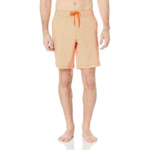 imageAmazon Essentials Mens Board ShortsOrange Surfboards Geo