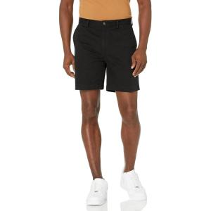 imageAmazon Essentials Mens ClassicFit 7quot Chino ShortsBlack