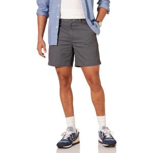 imageAmazon Essentials Mens ClassicFit 7quot Chino ShortsCharcoal