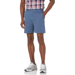 imageAmazon Essentials Mens ClassicFit 7quot Chino ShortsDeep Blue