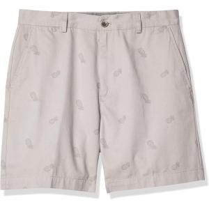 imageAmazon Essentials Mens ClassicFit 7quot Chino ShortsGrey Pineapple