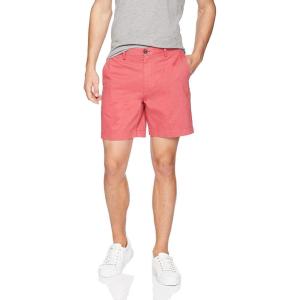 imageAmazon Essentials Mens ClassicFit 7quot Chino ShortsRaspberry Red