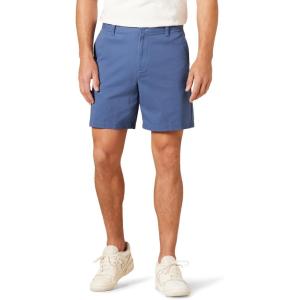 imageAmazon Essentials Mens ClassicFit 7quot Comfort Stretch Chino ShortDark Blue