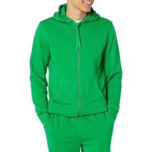 imageAmazon Essentials Mens LongSleeve French Terry FullZip Hoodie Available in Big ampamp TallGreen