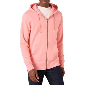 imageAmazon Essentials Mens LongSleeve French Terry FullZip Hoodie Available in Big ampamp TallPeach