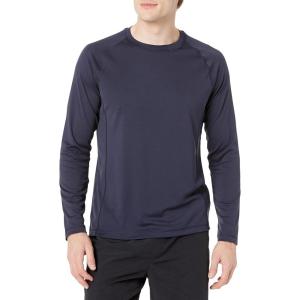 imageAmazon Essentials Mens LongSleeve QuickDry UPF 50 Swim TeeDark Navy