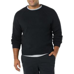 imageAmazon Essentials Mens LongSleeve Soft Touch Crewneck SweaterBlack